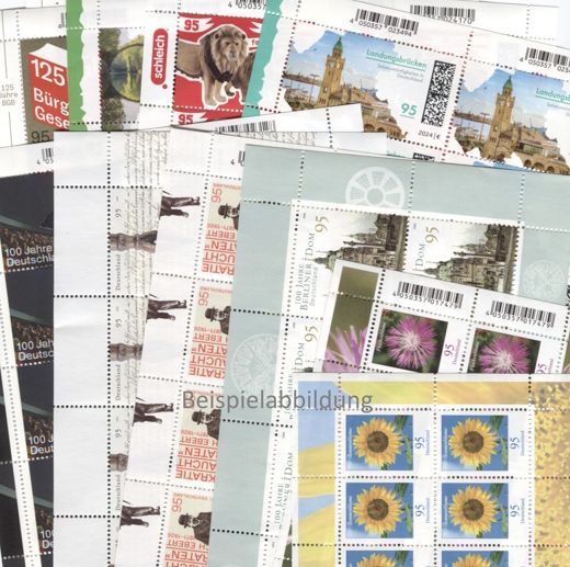 0,95 Briefmarken - B) 100 Stück in Bogen