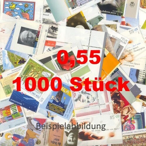 0,55 Briefmarken - D) 1.000 Stück ANGEBOT 0,55 Briefmarken - D) 1.000 Stück ANGEBOT