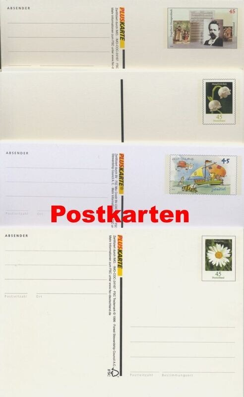 0,45 Postkarten blanko - 100 Stück 0,45 Postkarten blanko - 100 Stück