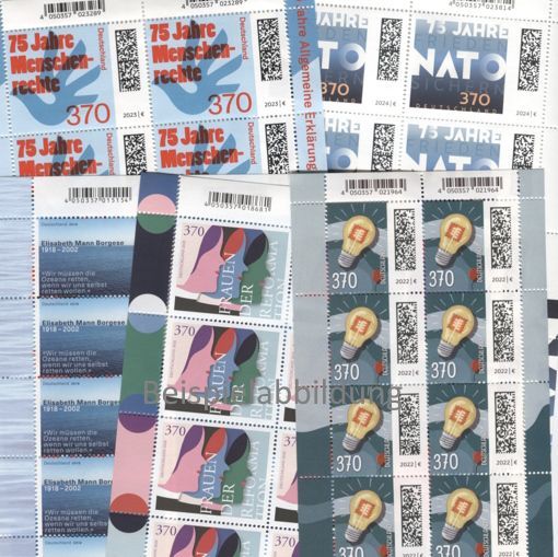 3,70 Briefmarken - 100 Stück in Bogen