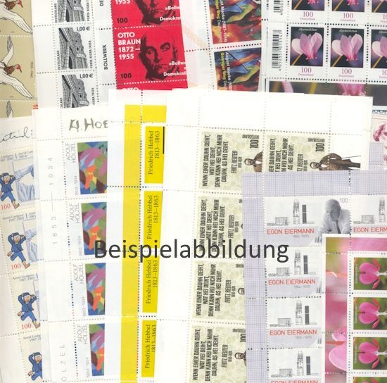 1,00 Briefmarken - B) 100 Stück in Bogen 1,00 Briefmarken - B) 100 Stück in Bogen