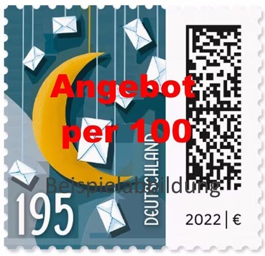 1,95 Briefmarken - 100 Stück