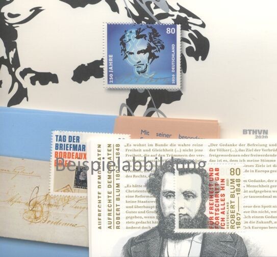 0,80 Briefmarken - M) 100 Stück Blocks