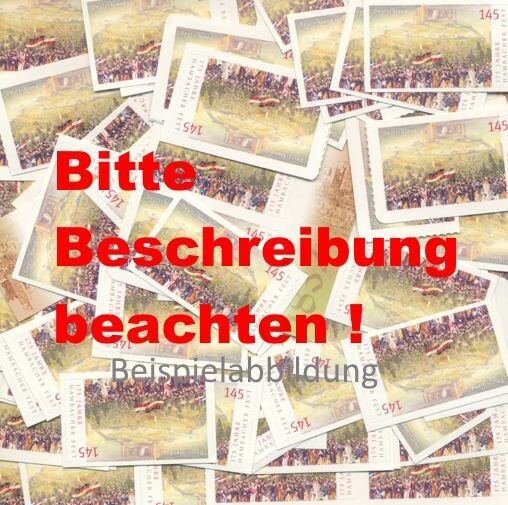 1,45 Briefmarken - O) Selbstklebend 100 Stück aus Markensets BITTE LESEN!