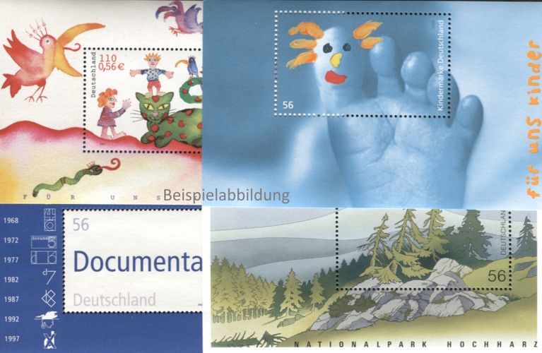 0,56 Briefmarken - N) 100 Stück Blocks