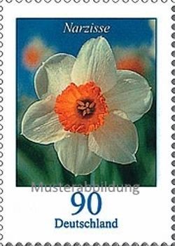 0,90 Briefmarken - A) 100 Stück Blumen