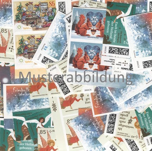 0,85 Briefmarken - A) 100 Stück Weihnachten