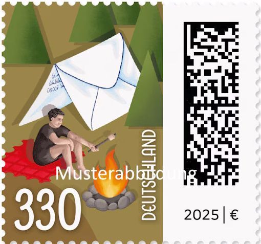 3,30 Briefmarke - 1 Stück