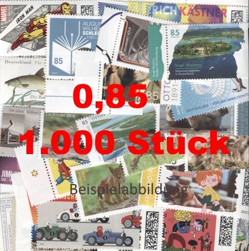0,85 Briefmarken - G) 1.000 Stück ANGEBOT 0,85 Briefmarken - G) 1.000 Stück ANGEBOT
