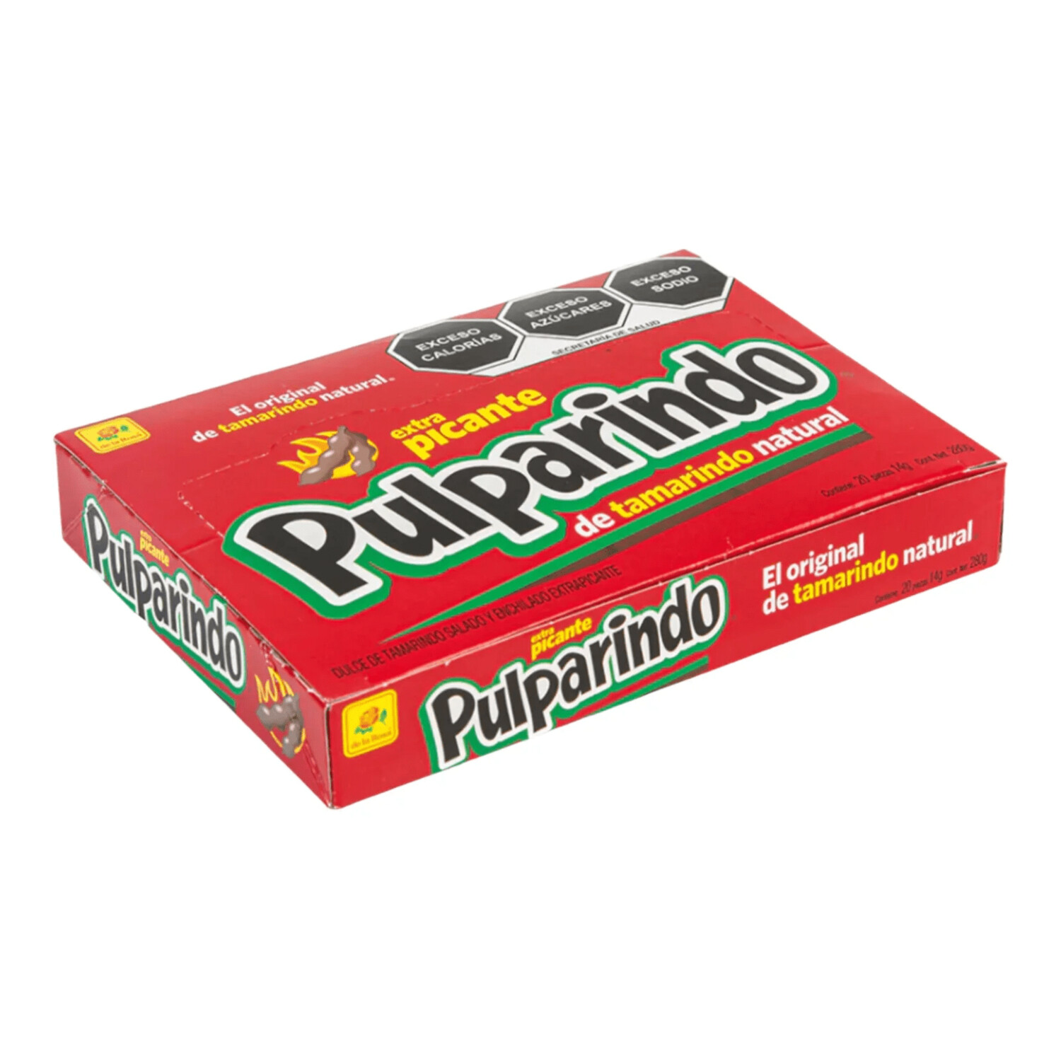 Pulparindo Extra Picante 20 Pz.