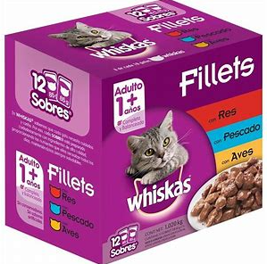 Caja de whiskas 12 sobres