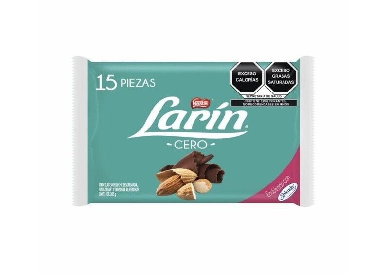 Larín SIN AZÚCAR con Almendra 15pz