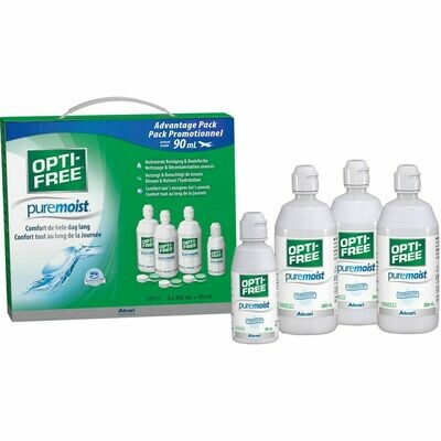 Opti-Free PureMoist 6 months pack (3x300ml+90ml)
