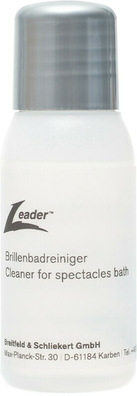 Leader cleaner for spectacles bath