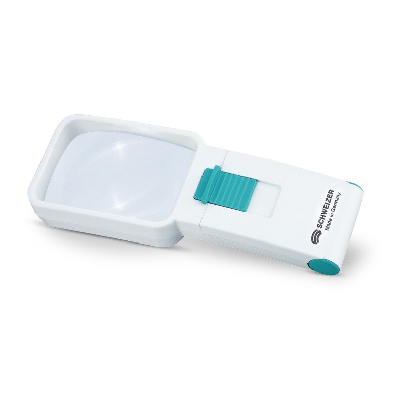 Schweizer ökolux mobil plus magnifier with straight lens (2,5X)