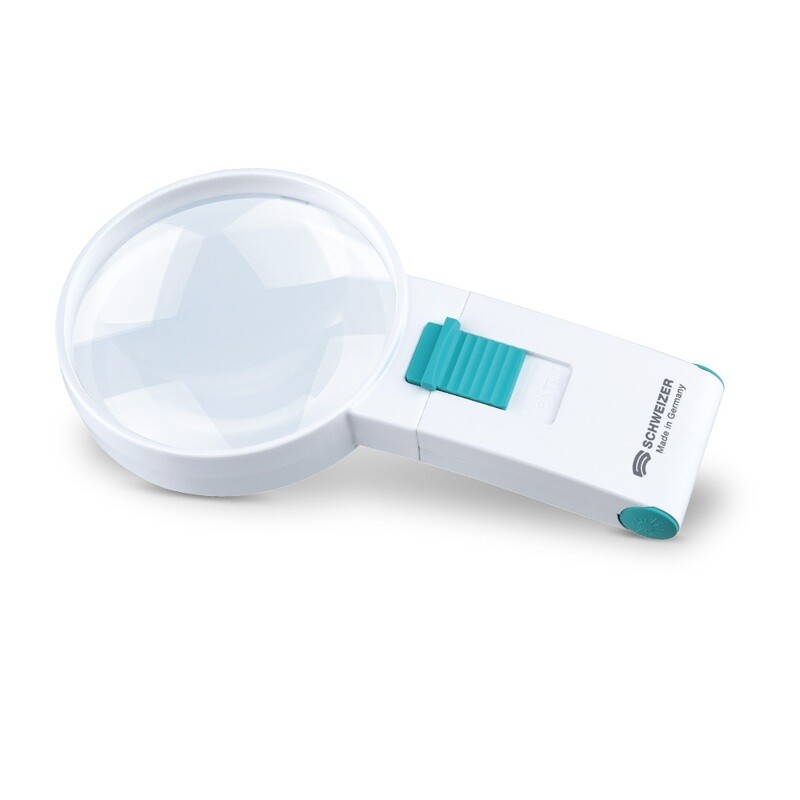 Schweizer ökolux mobil plus magnifier with round lens (2X)