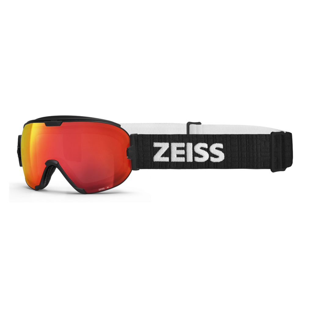 Zeiss skibril interchangeable black - ML red lens & sonar lens