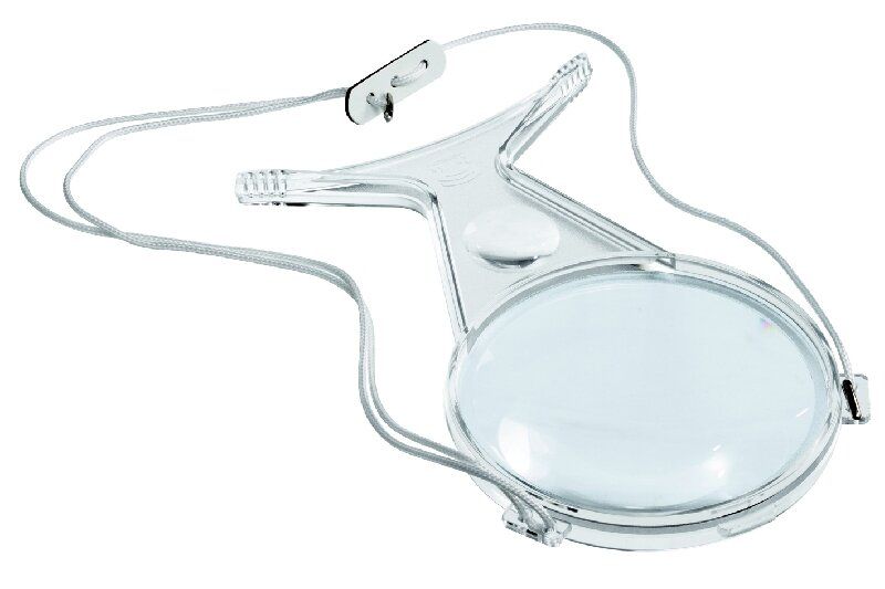 Needle work magnifier 4D / Ø 110mm with insert 14D / Ø 30mm