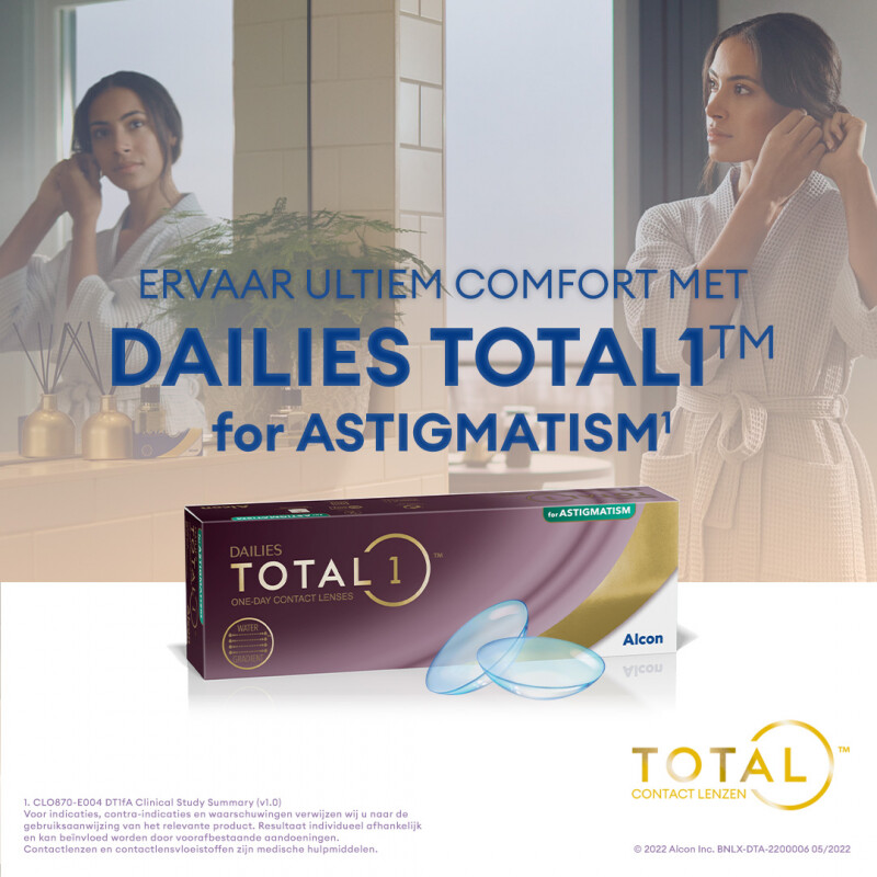 Dailies Total 1 For Astigmatism 30-pack