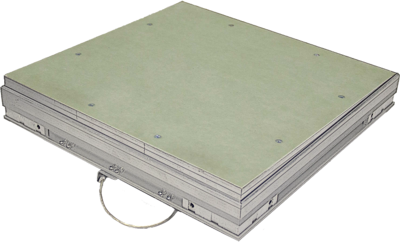Люк ревизионный Maxitech Плюс 600x600 под плитку (мет.)