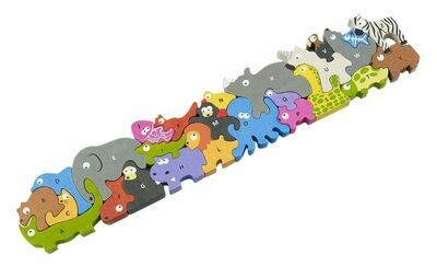 BeginAgain Animal Parade JUMBO Puzzle & Play Set BeginAgain Animal Parade JUMBO Puzzle & Play Set