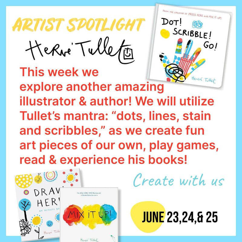 Week #4/Art Camp: Dot! Scribble! Go!