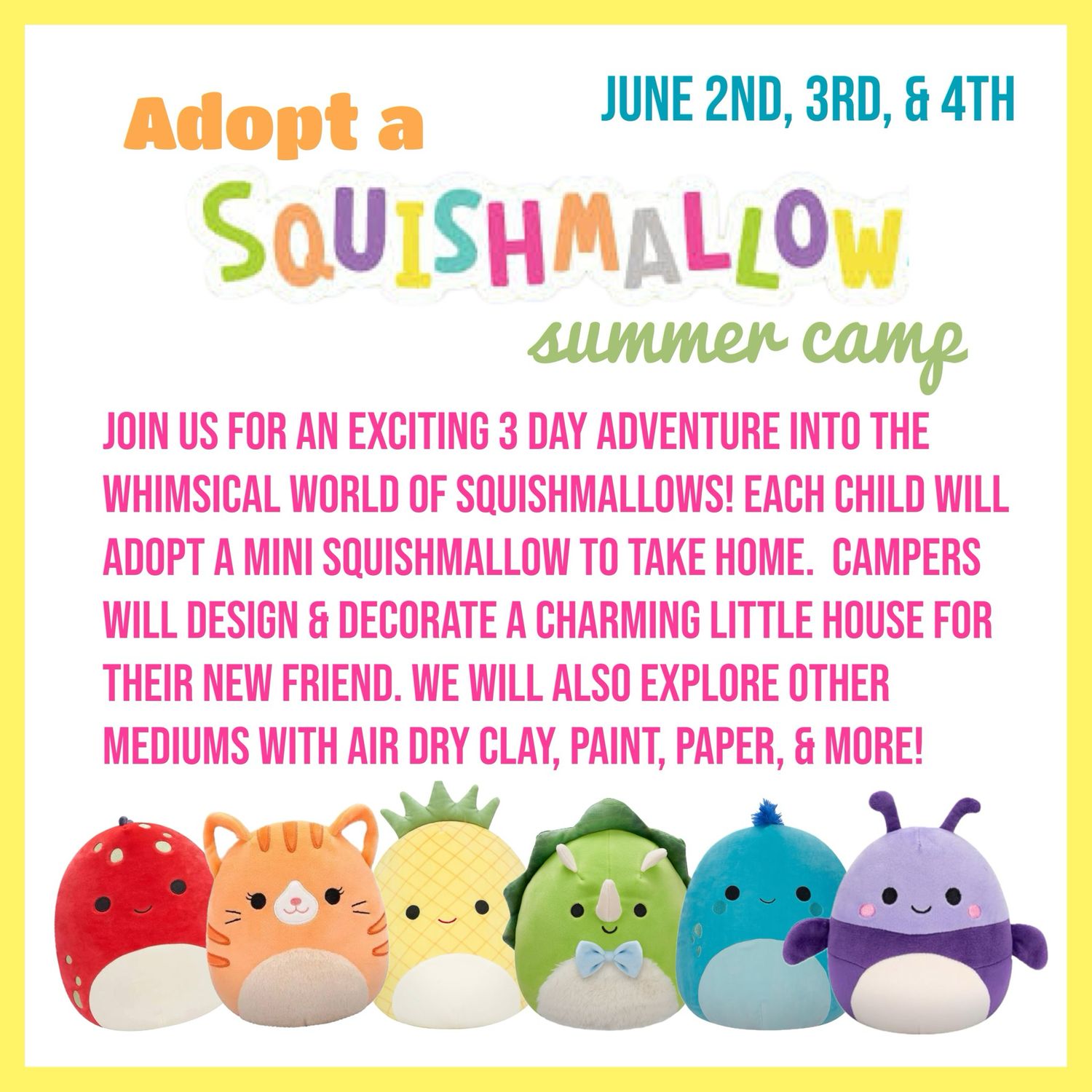 Week #1/Adopt A Squishmallow