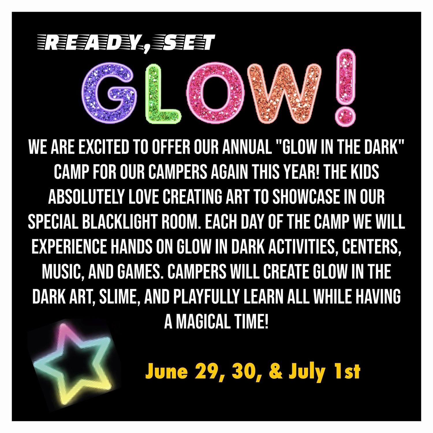 Week #5/Glow In The Dark