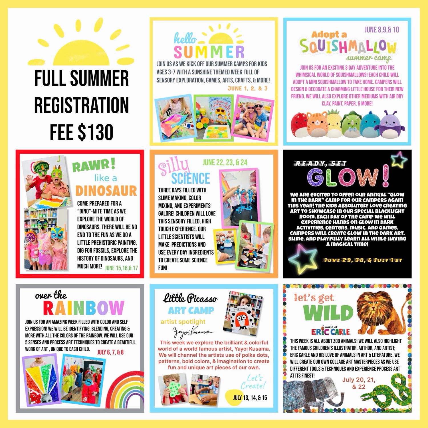 FULL SUMMER REGISTRATION FEE