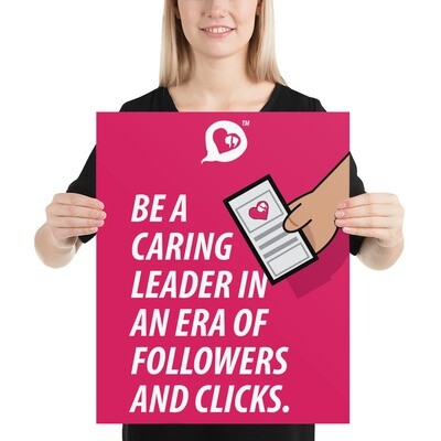 BE A LEADER POSTER