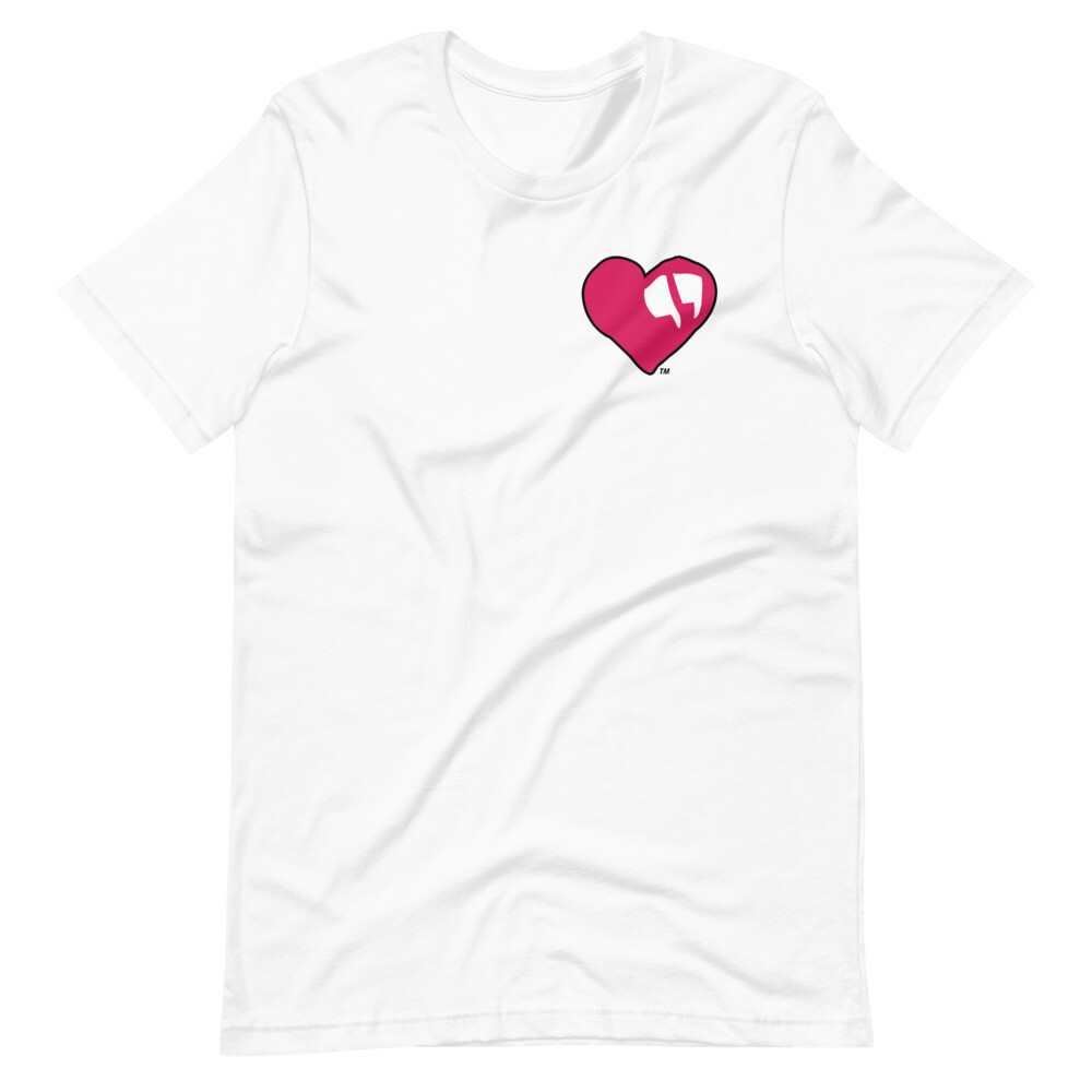 WORDS FROM THE HEART TEE - Adult unisex, Color: White, Size: XS