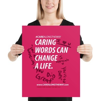 CARING WORDS - Poster