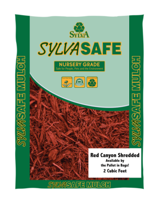 Red Canyon™ Shredded Mulch, 2 Cu Ft Bags Red Canyon™ Shredded Mulch, 2 Cu Ft Bags