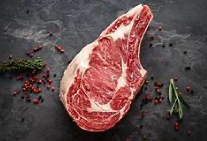 Blackbeard’s Cowboy Cut Bone In Ribeye Steak. 2-3 Lbs. Frozen