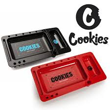 Cookies - Red and black rolling tray