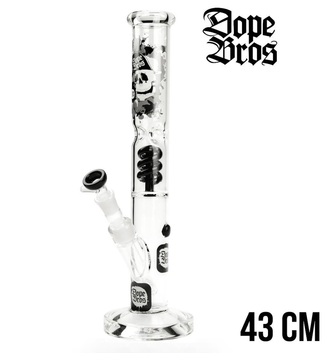 Dope Bros - Glass Bong Stoned Skull