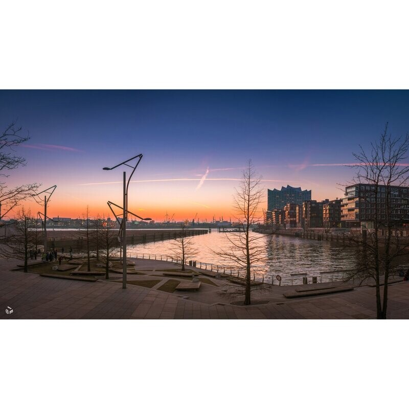 Hamburg Foto Datei - Marco-Polo-Terrassen, Höhe 100 cm - zum Selbstdruck