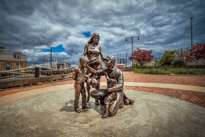 Foto Datei Wunschgröße - Fishermans Memorial, New Bedford MA