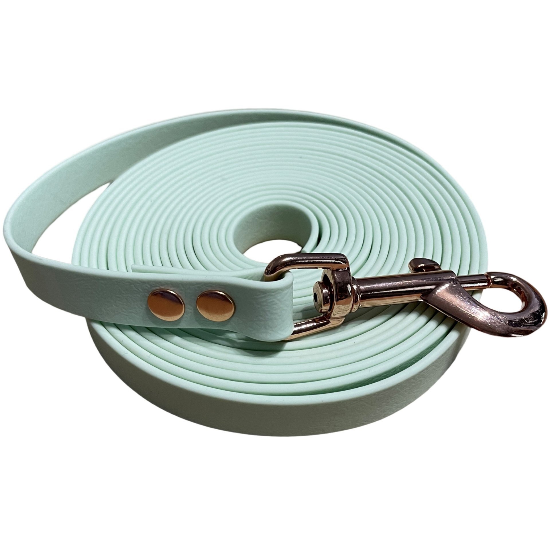 Schleppleine aus Coated Webbing 16 mm Breite helles mintgrün