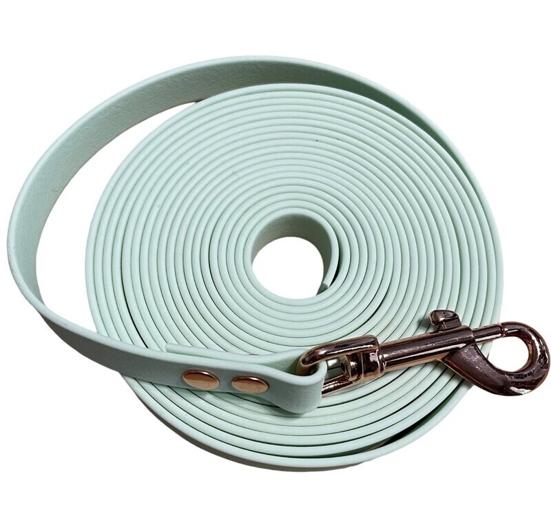 Schleppleine aus Coated Webbing 16 mm Breite helles mintgrün