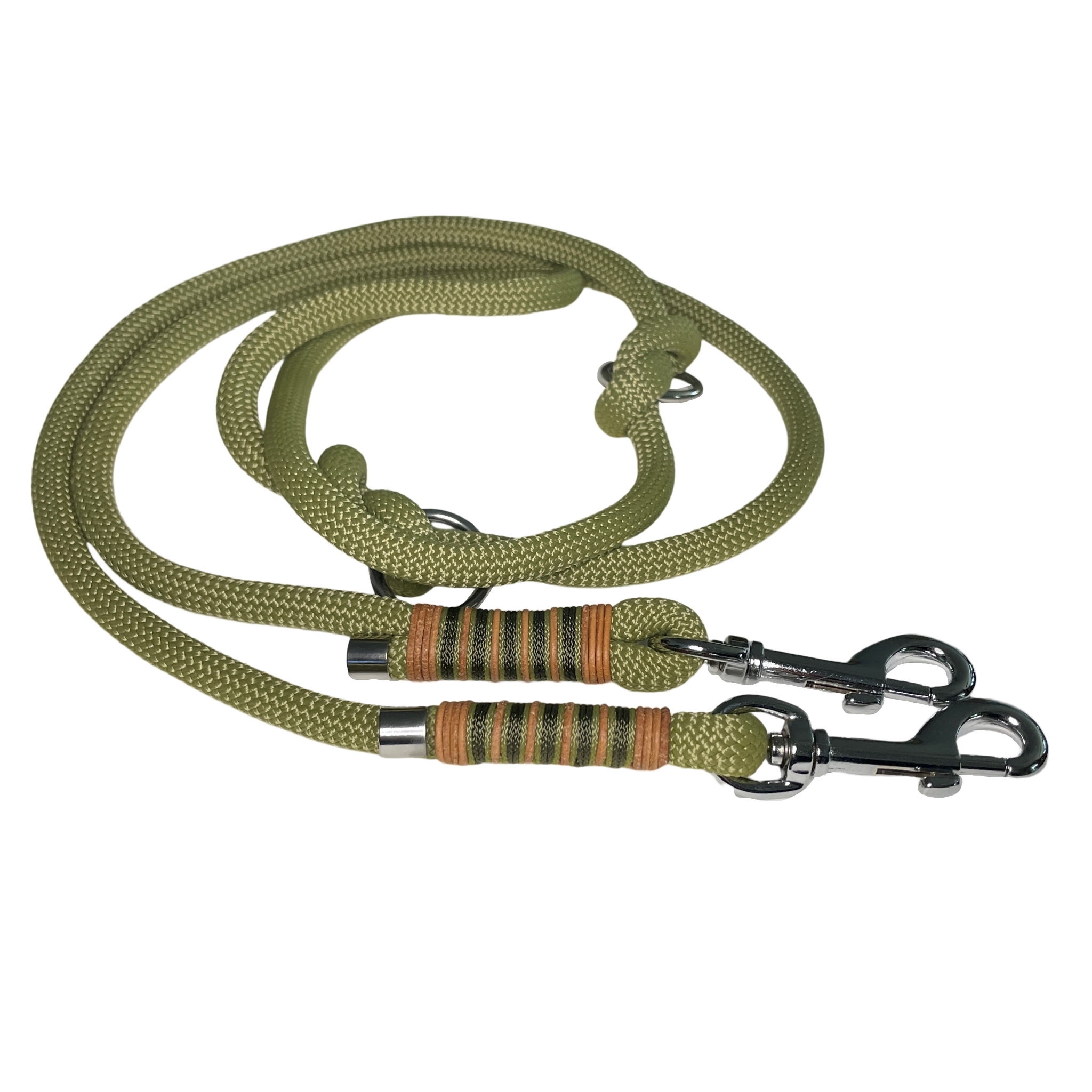 Hundeleine, verstellbar, guacamole, helles grün