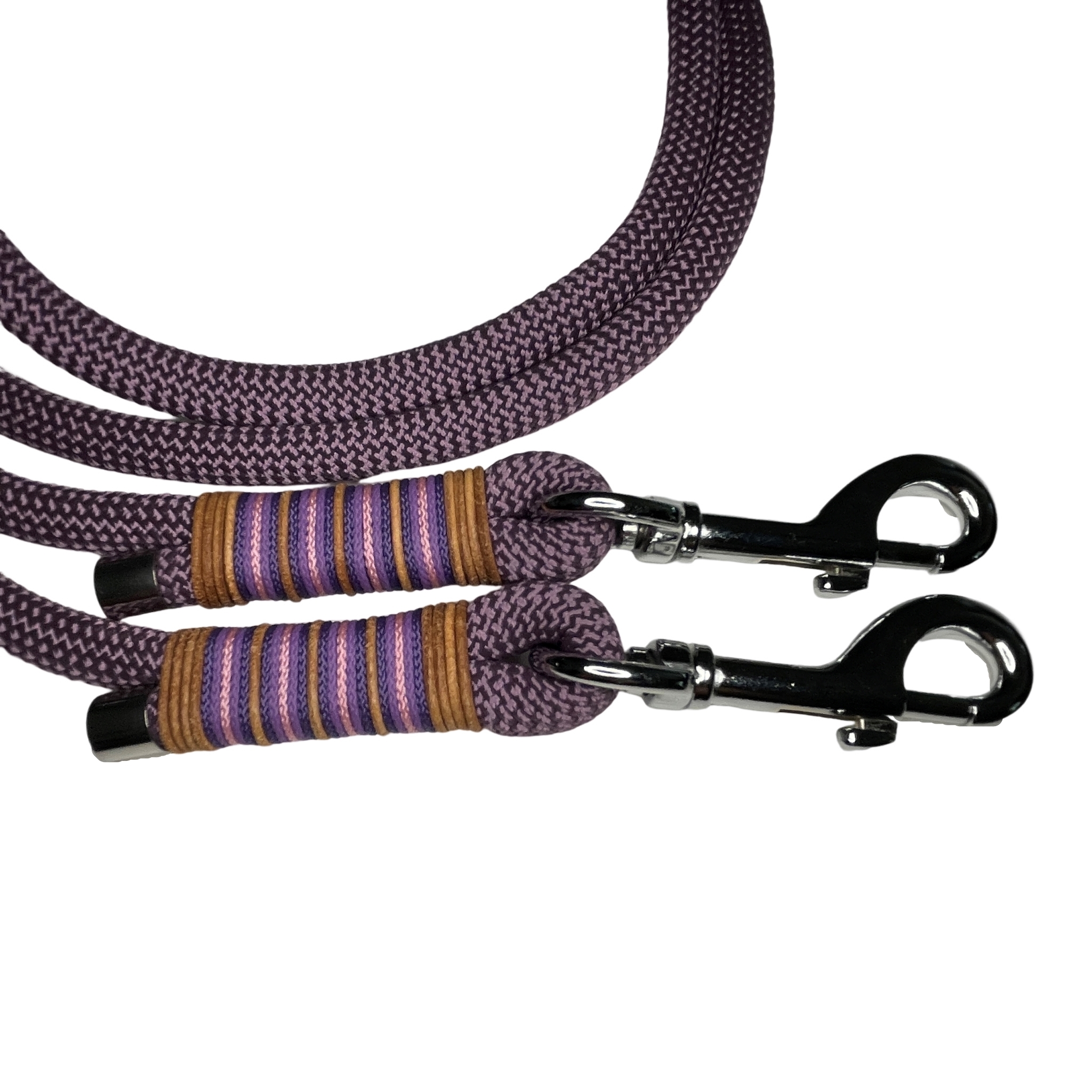 Hundeleine, verstellbar, mauve, blasslila