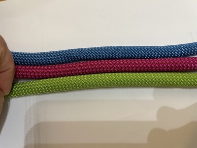 Für Birte - Leine Halsband Set verstellbar, Blattgrün, Fuchsia und Mittelblau