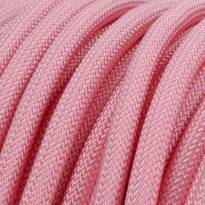 Halsband, zweifach, Farbe rosa, mit Leder und Schnalle