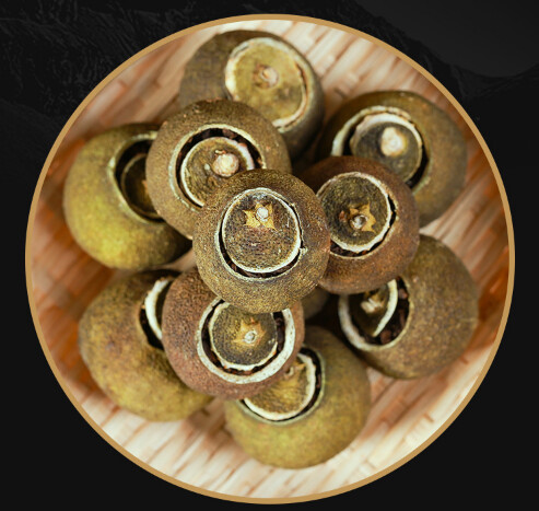Mandarines de thé puerh cuit ( lot de 8 pièces )