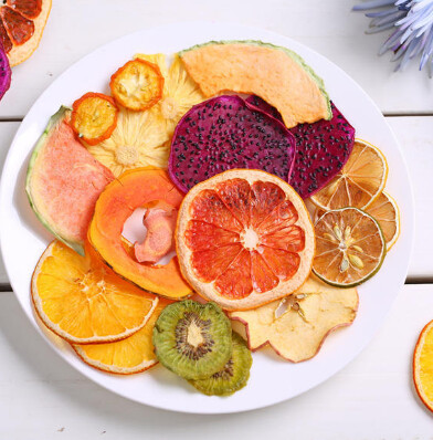 Infusion de  fruits séchés en rondelle ( assortiment de 7 goûts )