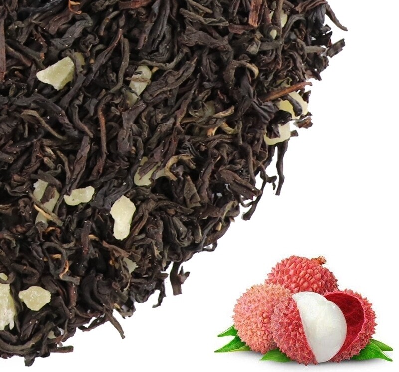 Thé noir au litchi