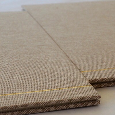 Large Concertina Sketchbook in Linen Large Concertina Sketchbook in Linen