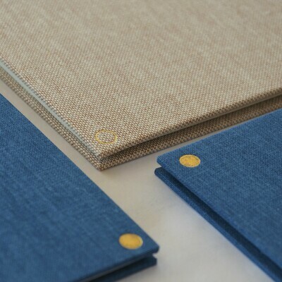Small Concertina Sketchbook Linen Small Concertina Sketchbook Linen