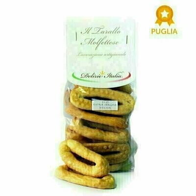 Taralli à l'huile d'olive extra vierge 350g Taralli à l'huile d'olive extra vierge 350g